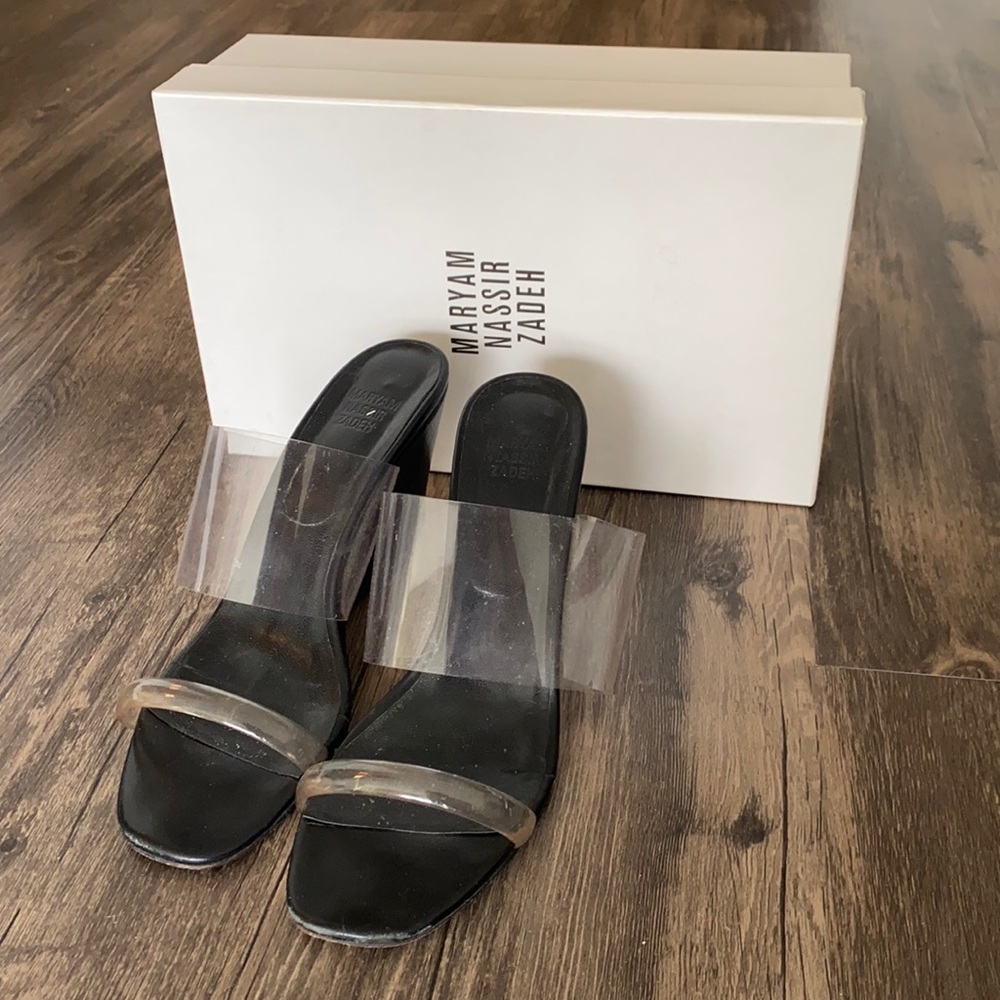 Maryam Nassir Zadeh Olympia PVC Wedges